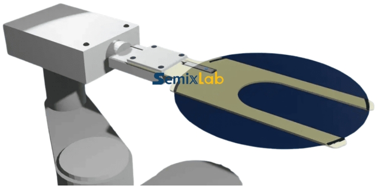 Braç de manipulació de l'extrem de transferència de wafers